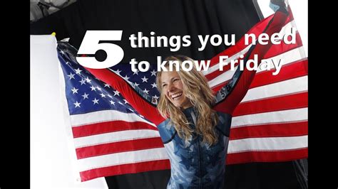 5 things to know this Friday, August 25